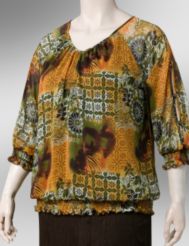 Russell Kemp georgette print top