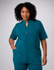 Piped Knit Jacket