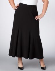 Fit And Flare Stretch Skirt