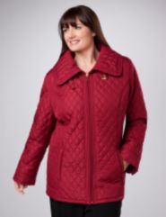 Quilted Buckle Trim Jacket