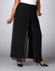 Georgette Wide Leg Pants