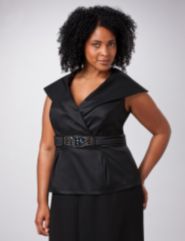 Taffeta Evening Blouse
