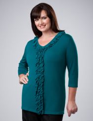 Ruffle Front Sweater