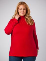 Long Sleeve Mockneck Top