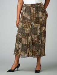 Russell Kemp Paisley Patch Skirt