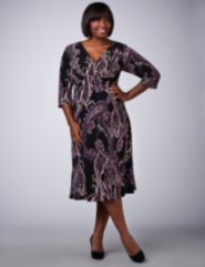 Paisley Print Dress