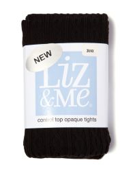 Pattern Opaque Control Top Tights