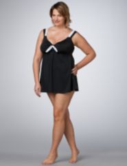 Tie Front Empire Swimdress