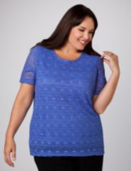 Stretch Lace Tee