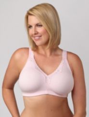 Serenada&reg; No-Wire Cotton Comfort Bra