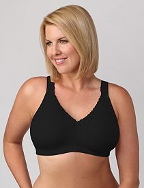 Serenada&reg; No-Wire Cotton Comfort Bra