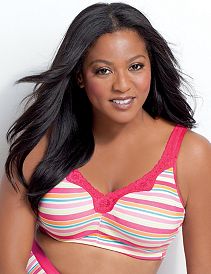 Serenada&reg; No-Wire Cotton Comfort Bra
