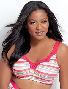 Serenada&reg; No-Wire Cotton Comfort Bra