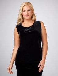 Stretch Velvet Tank