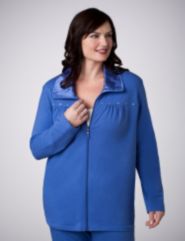 Satin Trim Studded Jacket