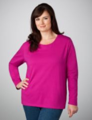 Long Sleeve Scoopneck Tee