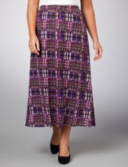 Russell Kemp Soft Stretch Checkered Skirt