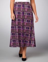 Russell Kemp Soft Stretch Checkered Skirt