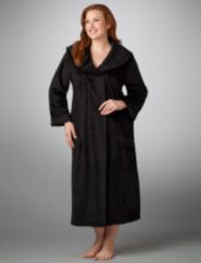 Wide Collar Fleece Robe