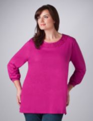 Sequined Oversized Tee