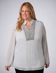 Sequin Trim Top
