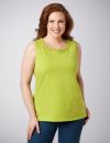 Ruched Neck Tank
