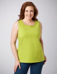Ruched Neck Tank