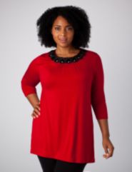 Satin Rope Trim Tunic