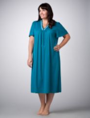 Flutter Sleeve Tricot Gown