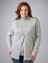 Metallic One Button Cardigan