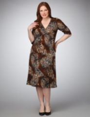 Mixed Print Dress