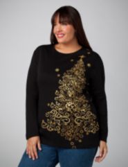 Long Sleeve Holiday Tree Tee