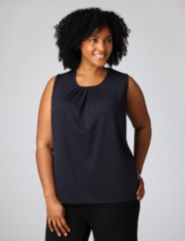 Shirred Neck Tank