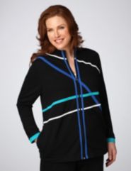 Sporty Tape Trim Jacket