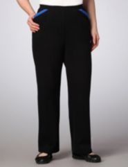 Color Banded Knit Pants