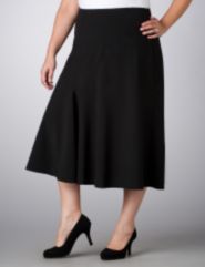Stretch Flared Skirt