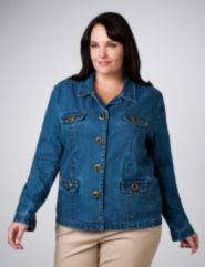 Denim Toggle Jacket