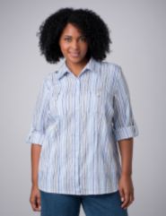 Stripe Camp Shirt