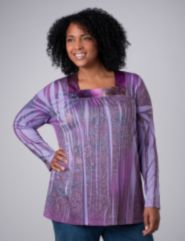 Sublimation Paisley Print Tee