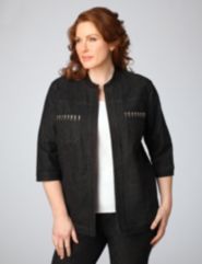 Jacket with Stud Embellishment