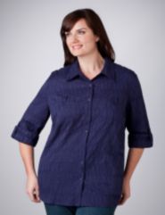 Textured Camp Shirt