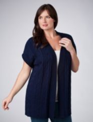Cable Front Cardigan