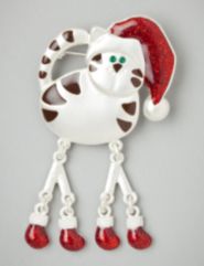 Christmas Cat Pin