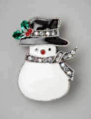 Snowwoman Pin
