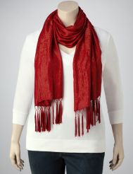 Shimmering Metallic Scarf