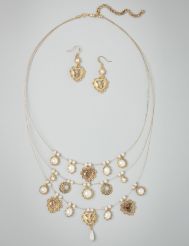 Illusion Necklace and Earrings Set
