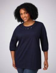Crochet Trim Tunic