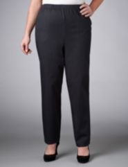 Denim Pull-on Pinstripe Pants