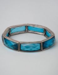 Framed Link Stretch Bracelet
