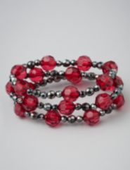Beaded Triple Row Bracelet